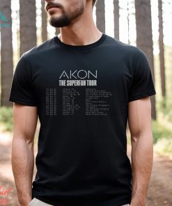 Akon Fall 2023 The Superfan Tour Merch, The Superfan Tour Akon 2023 Shirt, Akon 2023 North American Tour Dates T Shirt