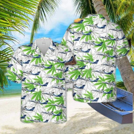 Alaska Airlines Bombardier Q400 Hawaiian Shirt