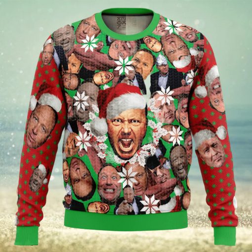 Alex Jones Ugly Christmas Sweater 3D Gift Christmas Funny