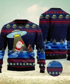 Alien Santa Ugly Christmas Sweater AOP All Over Printed Sweater