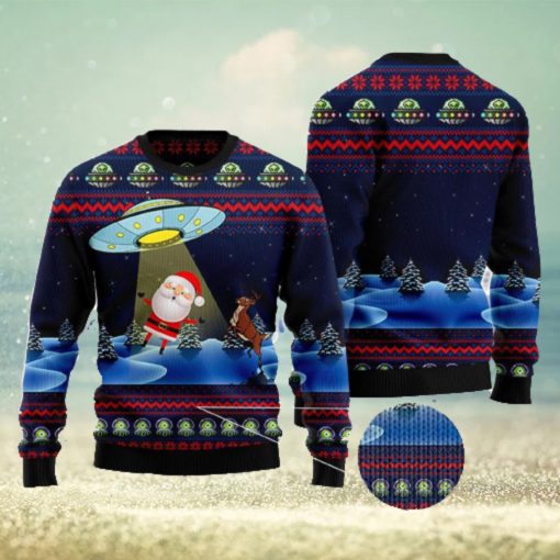 Alien Santa Ugly Christmas Sweater AOP All Over Printed Sweater