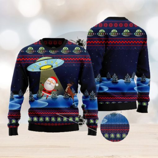 Alien Santa Ugly Christmas Sweater AOP All Over Printed Sweater