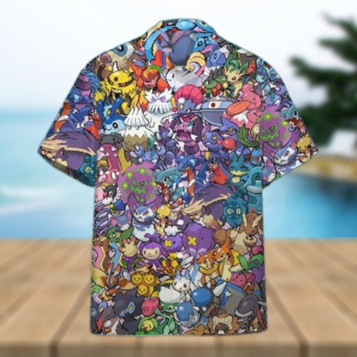 All The Pokemon That You Would Know Pokemon Hawaiian Shirt Summer Vacation Gift