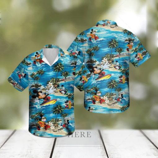 Aloha Beach Disney Mickey Mouse Hawaiian Shirt Trendy Summer