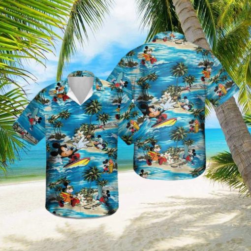 Aloha Beach Disney Mickey Mouse Hawaiian Shirt Trendy Summer