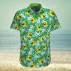 Police Car And Police Dog Aloha Leobees All Over Print Hawaiian Shirt