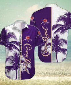 Aloha Crown Royal Hawaiian Shirt Beach Gift For Friend