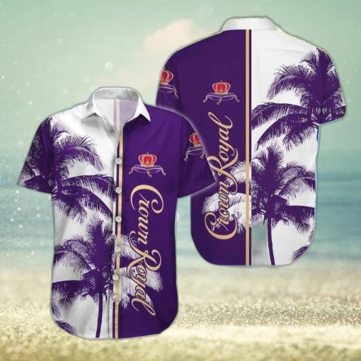 Aloha Crown Royal Hawaiian Shirt Beach Gift For Friend