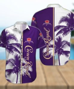 Aloha Crown Royal Hawaiian Shirt Beach Gift For Friend