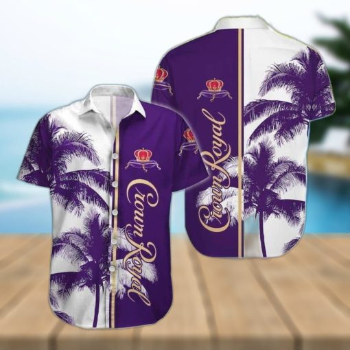 Aloha Crown Royal Hawaiian Shirt Beach Gift For Friend