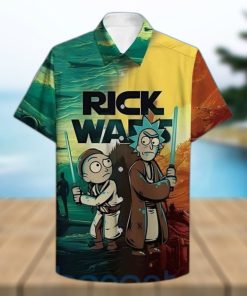 Aloha Rick And Morty Hawaiian Shirt Beach Gift For Friend