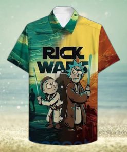 Aloha Rick And Morty Hawaiian Shirt Beach Gift For Friend