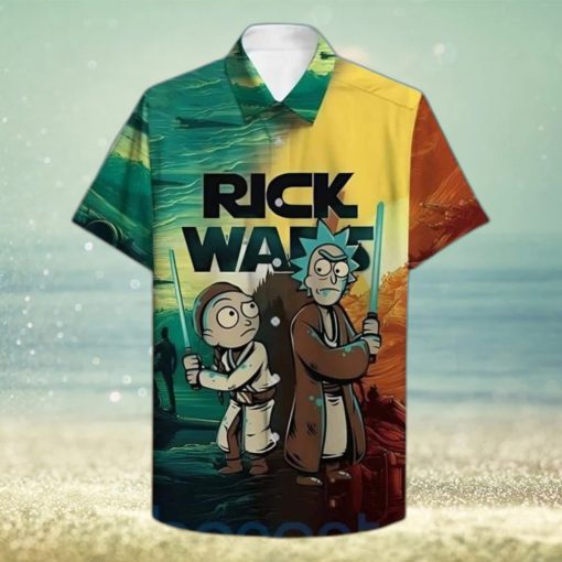 Aloha Rick And Morty Hawaiian Shirt Beach Gift For Friend