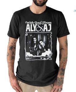 Aly and Aj with love from london 2023 art design t shirt