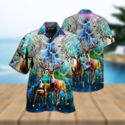 Amazing Deer Full Printing Hawaiian Shirt