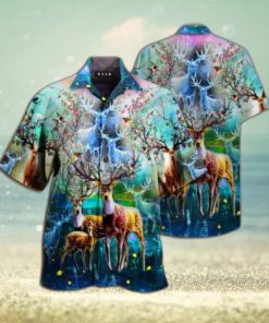 Amazing Deer Full Printing Hawaiian Shirt