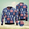 Los Angeles Rams Fans Pattern Traditional Knitted Christmas Sweater