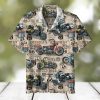 Los Angeles Chargers Skull Tropical Hawaiian Shirt