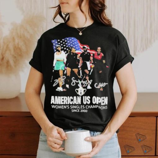 American US Open Women’s Singles Champions Signatures Shirt