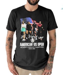 American US Open Women’s Singles Champions Signatures Shirt