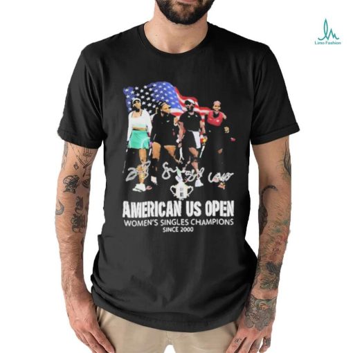 American US Open Women’s Singles Champions Signatures Shirt