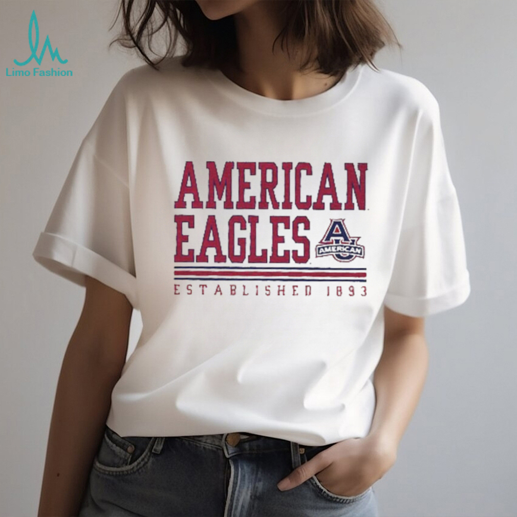 Women's League Collegiate Wear Gray American University Eagles