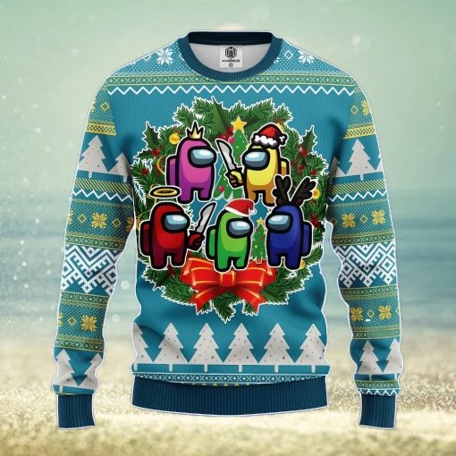 Among Us Winter Ugly Christmas Sweater Amazing Gift Men And Women Christmas Gift