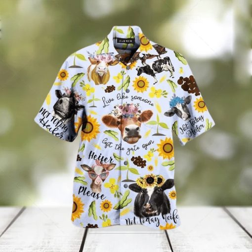 Animal Cotton Blend Collar Shirts Tops Hawaiian Shirt Unisex Adult