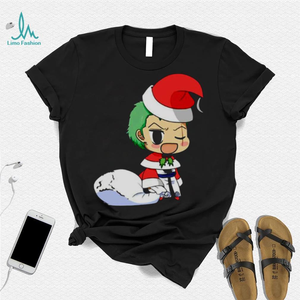 Zoro Christmas One Piece Merry Christmas Anime shirt, hoodie, sweater, long  sleeve and tank top