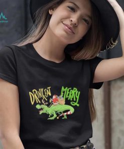 Anti Christmas Santa Claus Dinosaur Shirt