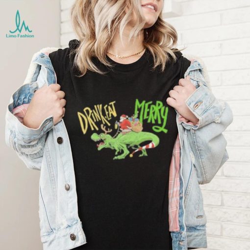 Anti Christmas Santa Claus Dinosaur Shirt