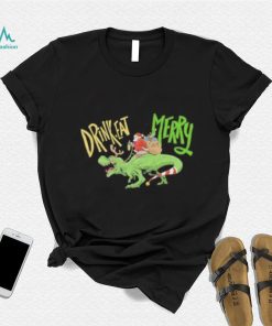 Anti Christmas Santa Claus Dinosaur Shirt