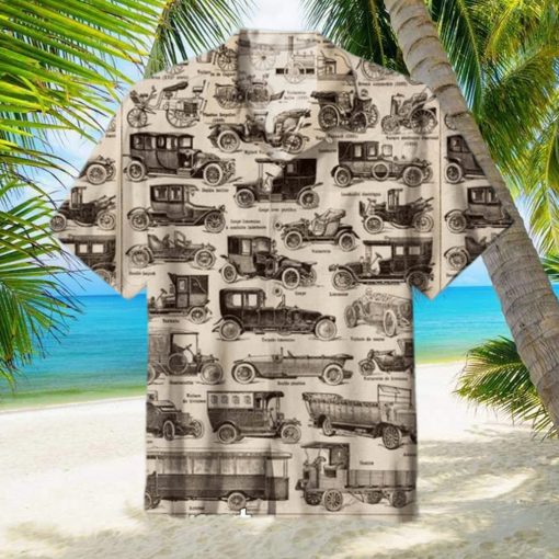 Antique Vehicle Retro Hawaiian Shirt