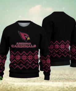 Arizona Cardinals Vintage Snowflake Christmas Pattern Ugly Christmas Sweater Christmas Gift For Family