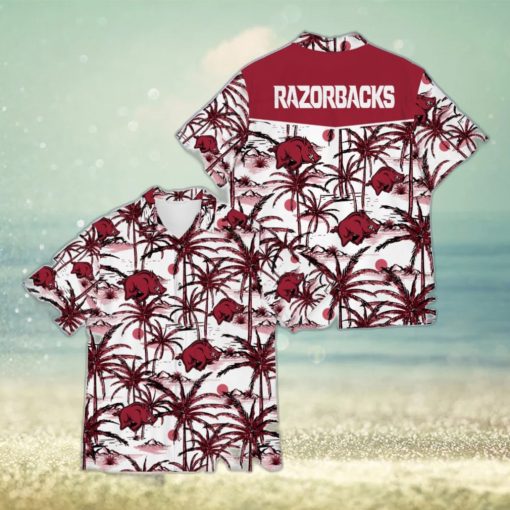 Arksas Razorbacks Champions Sports Coconut Patterns Halloween Hawaiian Shirt For Men And Women Gift Beach