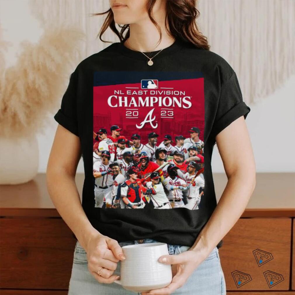 Atlanta Braves 2023 National League East division Champions Poster