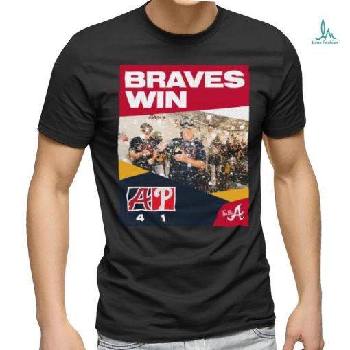 Atlanta Braves 4 1 Phillies Sep 13, 2023 NL East Final Score Shirt