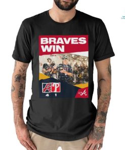 Atlanta Braves 4 1 Phillies Sep 13, 2023 NL East Final Score Shirt