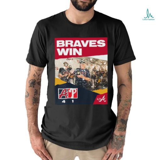 Atlanta Braves 4 1 Phillies Sep 13, 2023 NL East Final Score Shirt