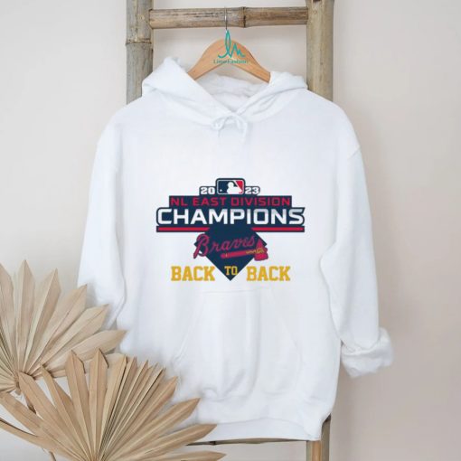 Atlanta Braves Back To Back 2022 2023 NL East Division Champions T Shirt