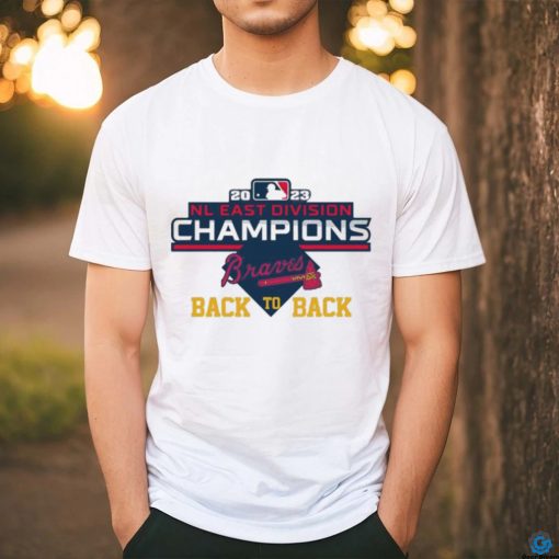 Atlanta Braves Back To Back 2022 2023 NL East Division Champions T Shirt