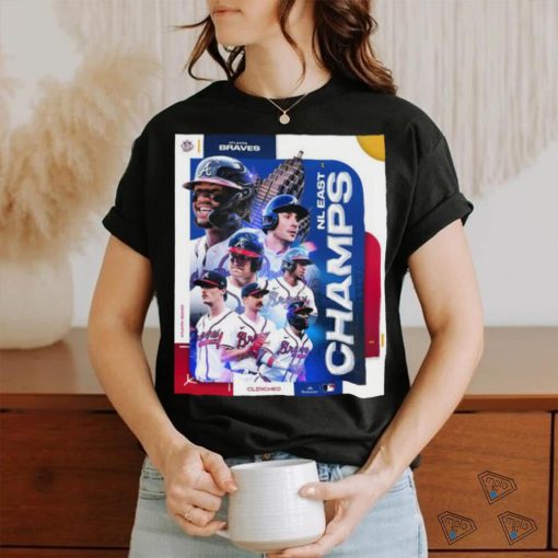 Atlanta Braves Budweiser Clinched 2023 NL East Champions Shirt