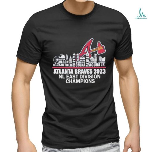 Atlanta Braves City Players Names 2023 NL Division Champions Shirt