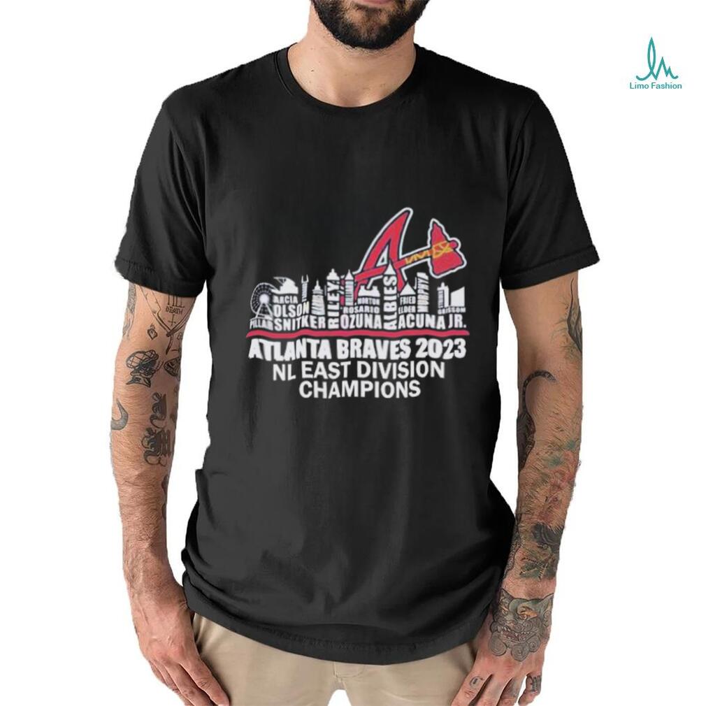 Atlanta Braves City Players Names 2023 NL Division Champions Shirt