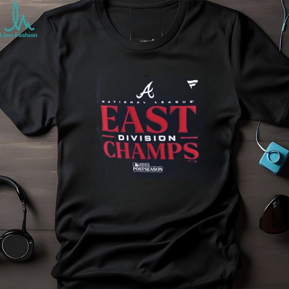 Women's Fanatics Branded Navy Atlanta Braves 2023 NL East Division  Champions Locker Room V-Neck T-Shirt