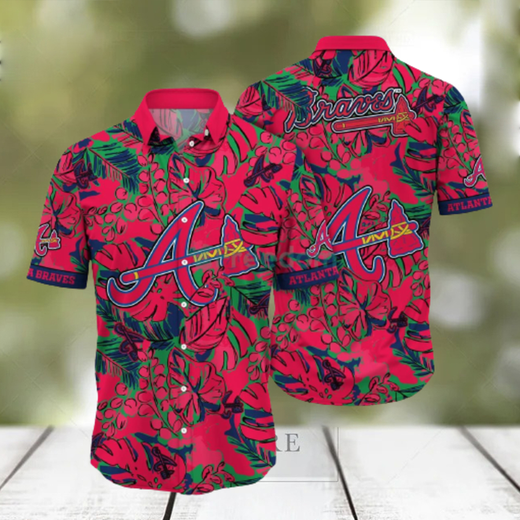 Atlanta Braves MLB Flower Hawaiian Shirt Summer Football Gift For True Fans  - Limotees