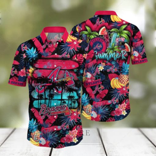 Atlanta Braves MLB Flower Hawaiian Shirt Summer Football Gift For True Fans