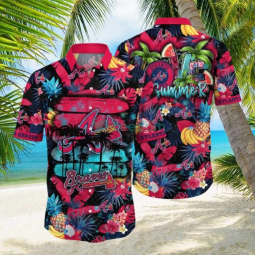 Atlanta Braves MLB Flower Hawaiian Shirt Summer Football Gift For True Fans