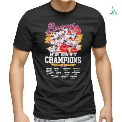 Atlanta Braves NL East Champions 2023 signatures shirt