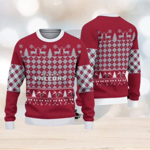 Atlanta Falcons Christmas Pattern 3D Warm Ugly Sweater